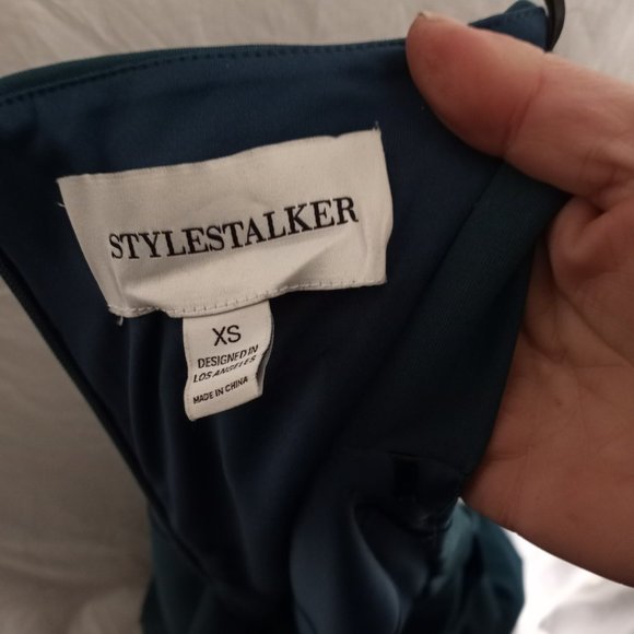 Stylestalker Womens Teal SS8185004 Sleeveless Side Slit Maxi Dress - Picture 3 of 4